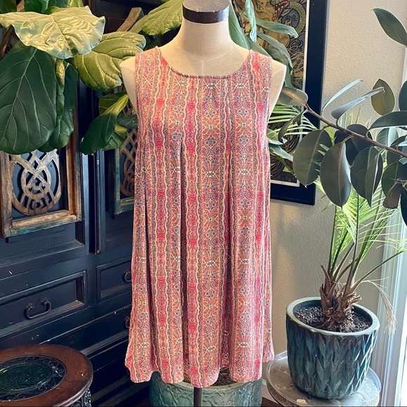 Altar’d State Floral Boho Sheath Dress - Picture 1 of 13